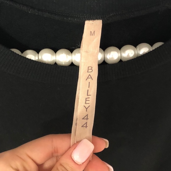 Bailey 44 Faux Leather Top Size Medium - Picture 2 of 4